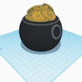 Nồi Vàng & Đồng Xu Ngày St Patrick (St Patrick's Day Pot of Gold Coins) - Thumbnail 1