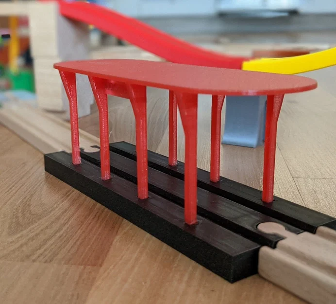 Mô hình nhà ga xe lửa 3D in cho đường ray Brio và Ikea - Image 2