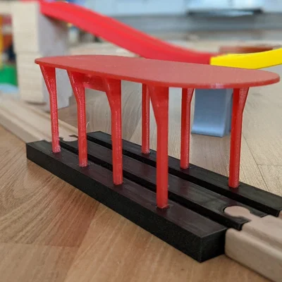 Mô hình nhà ga xe lửa 3D in cho đường ray Brio và Ikea
