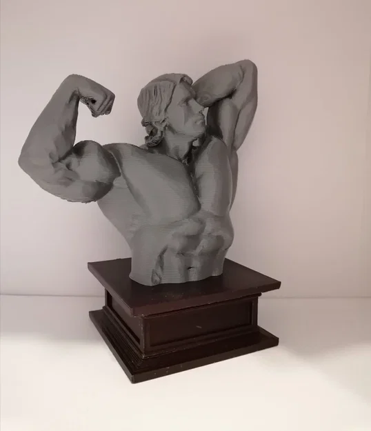 Mô hình 3D tượng bán thân Arnold Schwarzenegger vạm vỡ - Image 1