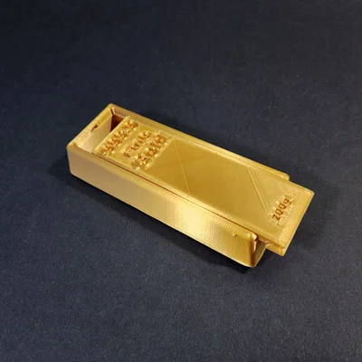 Hộp đựng dạng thỏi vàng - 2 dung sai