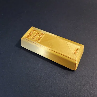 Hộp đựng dạng thỏi vàng - 2 dung sai