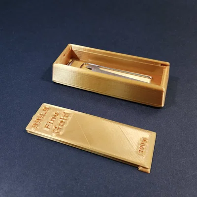 Hộp đựng dạng thỏi vàng - 2 dung sai