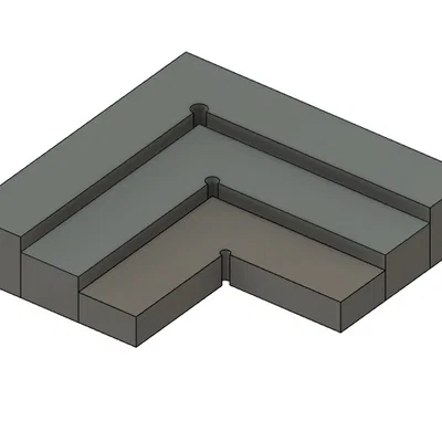 Bộ thước ke góc Flat Precision Square (Bump Jigs) cho nghề làm da