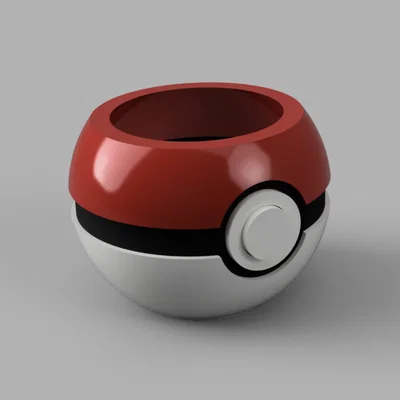 Chậu Cây Pokeball (Pokeball Plant Pot)