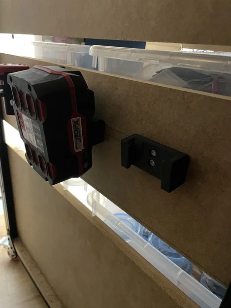 Ngàm gắn tường cho pin Parkside 20V - Phụ kiện xưởng in 3D - Image 1