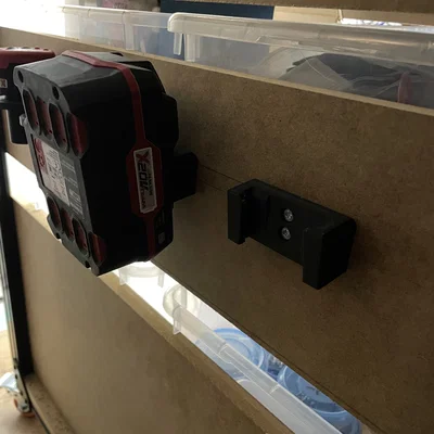 Ngàm gắn tường cho pin Parkside 20V - Phụ kiện xưởng in 3D