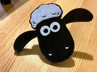 Giá treo giấy vệ sinh hình cừu Shaun độc đáo - In 3D sáng tạo - Image 2