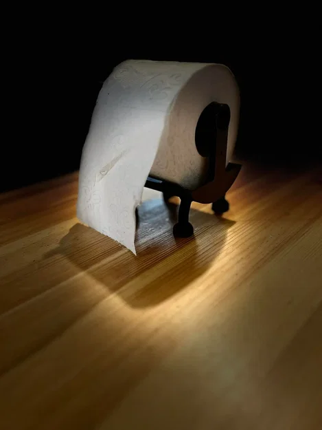 Giá treo giấy vệ sinh hình cừu Shaun độc đáo - In 3D sáng tạo - Image 3