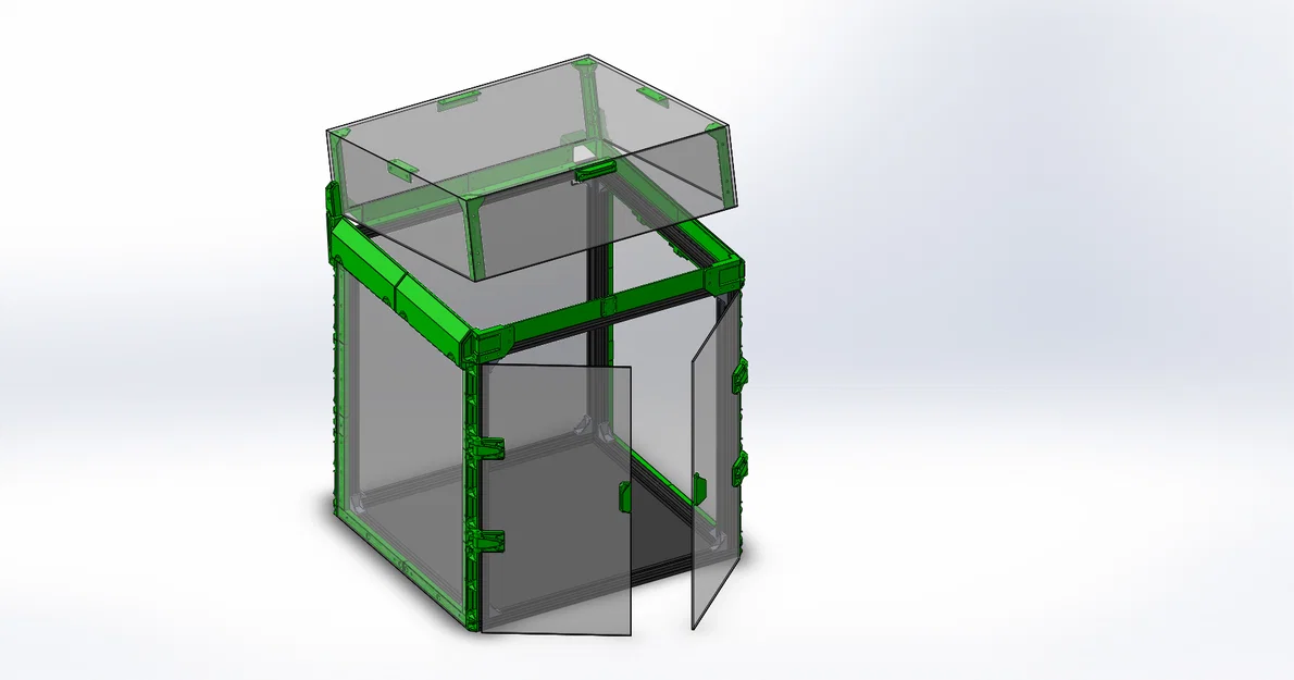 Bộ khung bao quanh máy in 3D Tronxy X5SA - Giải pháp nâng cấp hoàn hảo - Image 1
