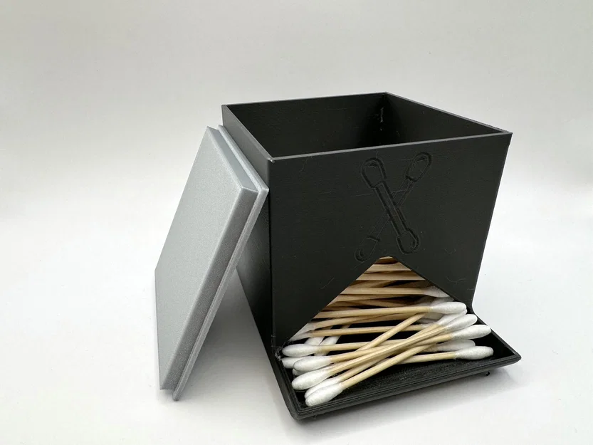 Hộp Đựng Tăm Bông (Cotton Swab Dispenser) Thiết Kế Gọn Gàng Tiện Lợi - Image 2