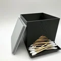 Hộp Đựng Tăm Bông (Cotton Swab Dispenser) Thiết Kế Gọn Gàng Tiện Lợi - Thumbnail 2