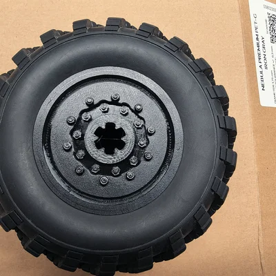 Mâm xe Beadlock in 3D cho mô hình xe tải TATRA 815VT 8x8