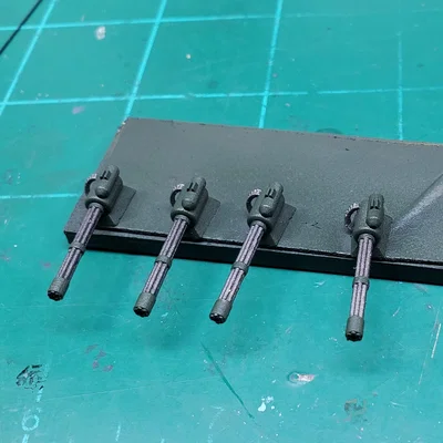 Mô hình súng máy Heavy Machine Gun cho xe Gaslands, Hot Wheels 1:64