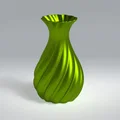 Mẫu bình hoa xoắn ốc (Spiral Vase) in 3D trang trí hiện đại - Thumbnail 1