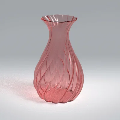 Mẫu bình hoa xoắn ốc (Spiral Vase) in 3D trang trí hiện đại
