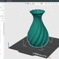 Mẫu bình hoa xoắn ốc (Spiral Vase) in 3D trang trí hiện đại - Thumbnail 4