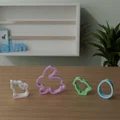 Bộ khuôn cắt bánh quy hình lễ Phục sinh - Dụng cụ làm bánh 3D - Thumbnail 1