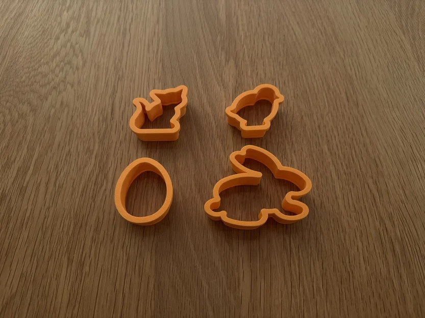 Bộ khuôn cắt bánh quy hình lễ Phục sinh - Dụng cụ làm bánh 3D - Image 2
