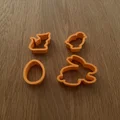 Bộ khuôn cắt bánh quy hình lễ Phục sinh - Dụng cụ làm bánh 3D - Thumbnail 2