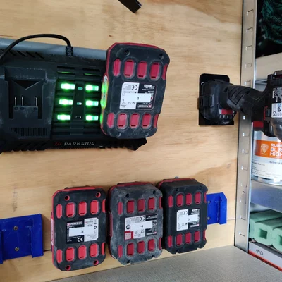 Giá treo dụng cụ Parkside X20V (Parkside X20V Tool Mount)