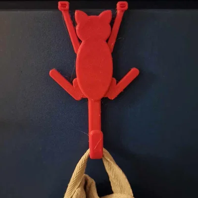 Móc treo đồ hình chú mèo (Cat door hanger) dễ thương cho cửa tủ