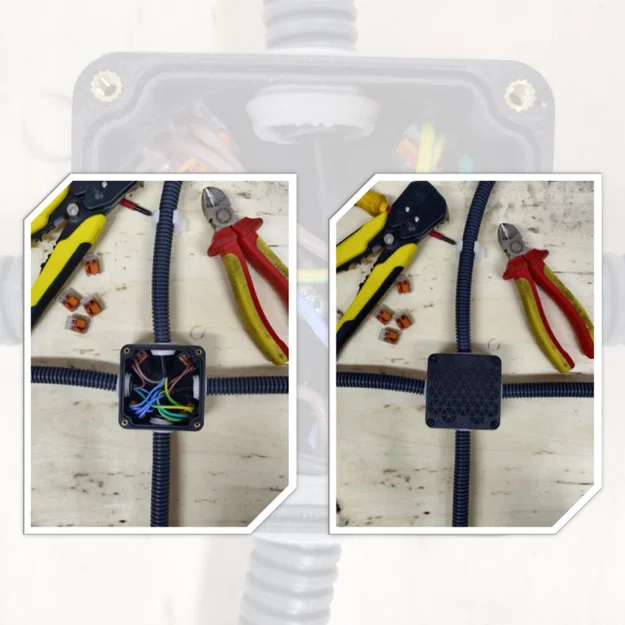 Hộp nối điện 4 ngả cho đầu nối Wago (4way Electrical junction enclosure) - Image 3