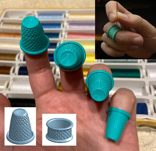 Thimble An Toàn Công Thái Học + Ring Thimble Kiểu Nhật - Image 1