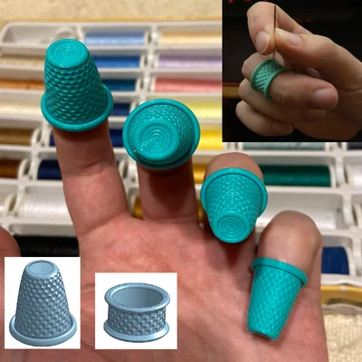 Thimble An Toàn Công Thái Học + Ring Thimble Kiểu Nhật