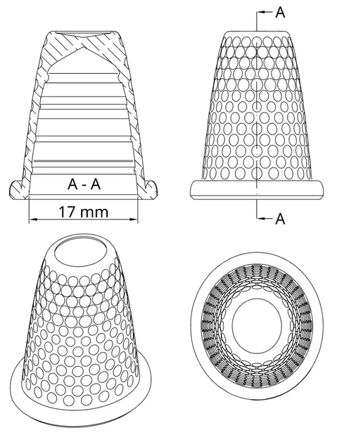 Thimble An Toàn Công Thái Học + Ring Thimble Kiểu Nhật - Image 10
