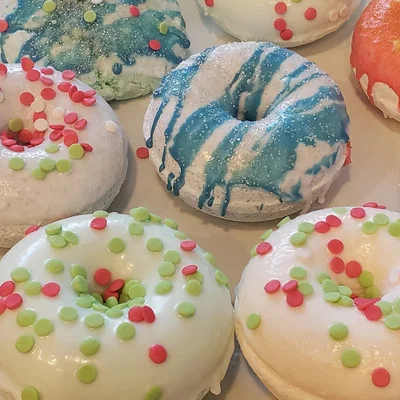 Khuôn Bath Bomb Hình Bánh Doughnut