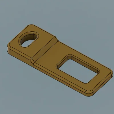 Sealbelt Muter Dummy – Chốt cắm tắt báo dây an toàn (gắn keychain)