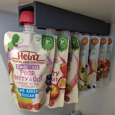 Giá Treo Lưu Trữ Túi Sữa Chua/Đồ Ăn Dặm Em Bé (Baby Food Yogurt Pouch Hanging Storage Holder)