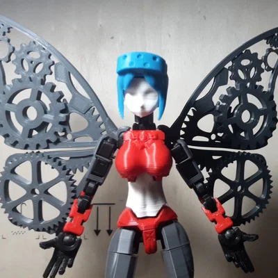 Đôi cánh bướm bánh răng (Gear Butterfly Wings) cho DUMMY 13