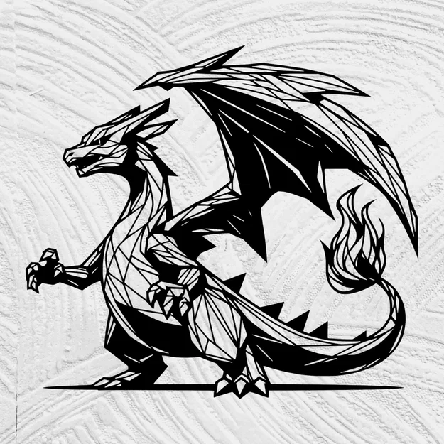 Hard Line Art Charizard - Image 1
