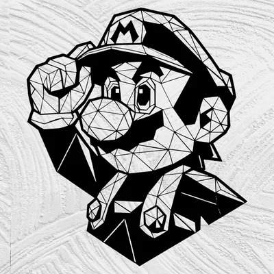 Super Mario Low Poly