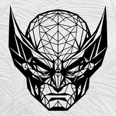 Wolverine Low Poly Art