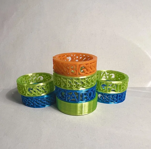 Nhẫn trang trí 3D hình $ độc đáo cho mọi bữa tiệc - Image 3