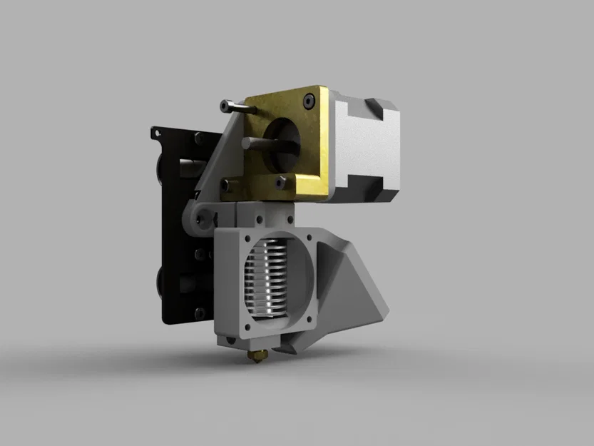 Bản remix quạt làm mát chi tiết in cho Geeetech i3 E3D direct drive extruder - Image 1