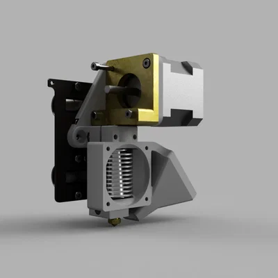 Bản remix quạt làm mát chi tiết in cho Geeetech i3 E3D direct drive extruder
