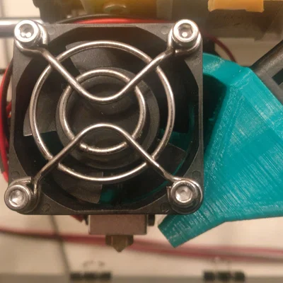 Bản remix quạt làm mát chi tiết in cho Geeetech i3 E3D direct drive extruder