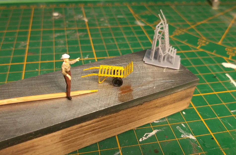 Xe đẩy hành lý NMBS H0 tỉ lệ 1:87 - Image 1