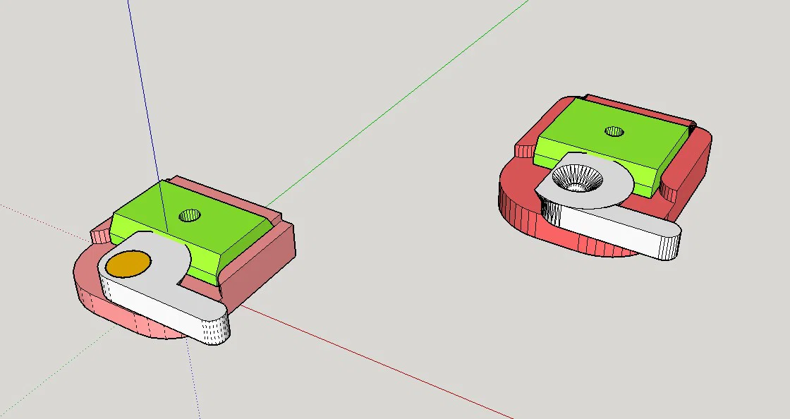 Ngàm tháo lắp nhanh cho máy ảnh (Quick Release) tự in 3D đơn giản - Image 1