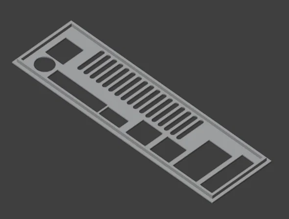 Tấm IO Shield in 3D cho Gigabyte B450M DS3H - Image 1