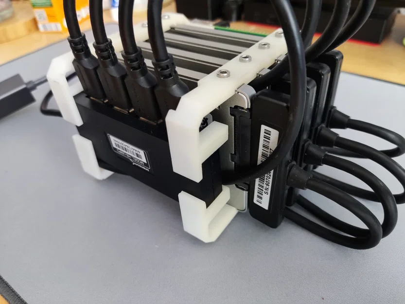 Raspberry Pi NAS - Ngàm gắn Quad SSD - Image 4