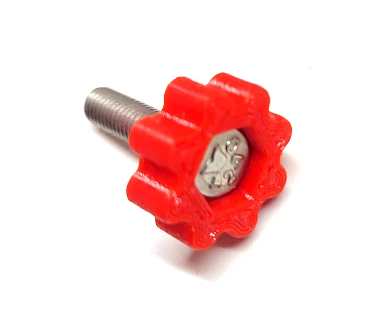 Tay vặn housing/knob giữ ốc & đai ốc M5 M6 M8 (không cần support) - Image 1