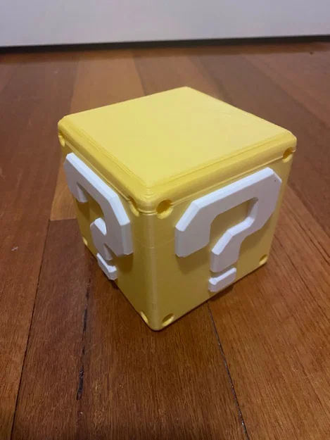 Mô hình hộp bí ẩn Super Mario (Mystery Box) in 3D kèm nắp vặn - Image 2