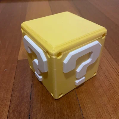 Mô hình hộp bí ẩn Super Mario (Mystery Box) in 3D kèm nắp vặn