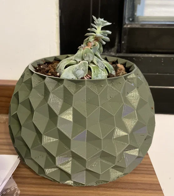 Chậu cây Geodesic in được (Printable Geodesic Planter) - Image 1