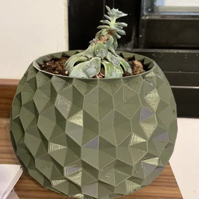 Chậu cây Geodesic in được (Printable Geodesic Planter)